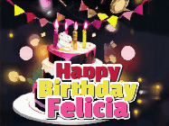 Happy Birthday Felicia GIF