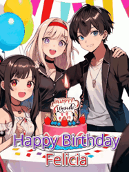 Happy Birthday Felicia GIF