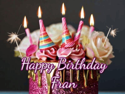 Happy Birthday Fran GIF 164