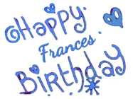 Happy Birthday Frances GIF
