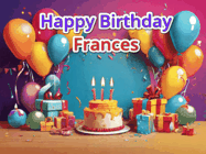 Happy Birthday Frances GIF