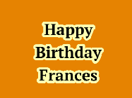 Happy Birthday Frances GIF
