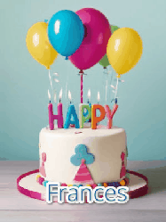 Happy Birthday Frances GIF