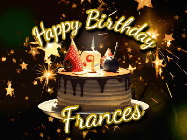 Happy Birthday Frances GIF