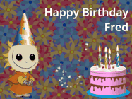 Happy Birthday Fred GIF