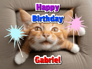 Happy Birthday Gabriel GIF