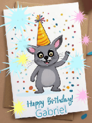 Happy Birthday Gabriel GIF