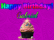 Happy Birthday Gabriel GIF