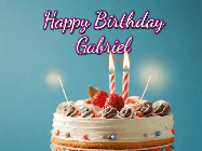 Happy Birthday Gabriel GIF