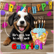 Happy Birthday Gabriel GIF