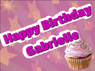 Happy Birthday Gabrielle GIF