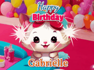 Happy Birthday Gabrielle GIF