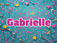 Happy Birthday Gabrielle GIF