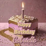Happy Birthday Gabrielle GIF