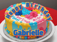 Happy Birthday Gabrielle GIF