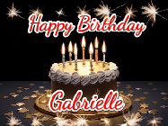 Happy Birthday Gabrielle GIF