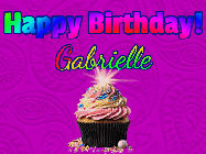 Happy Birthday Gabrielle GIF