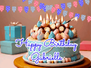 Happy Birthday Gabrielle GIF