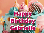 Happy Birthday Gabrielle GIF