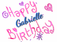 Happy Birthday Gabrielle GIF