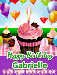 Happy Birthday Gabrielle GIF