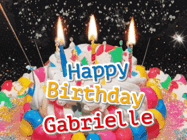 Happy Birthday Gabrielle GIF