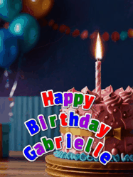 Happy Birthday Gabrielle GIF