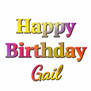 Happy Birthday Gail GIF