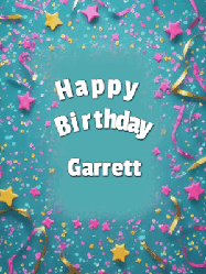 Happy Birthday Garrett GIF