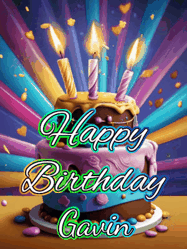 Happy Birthday Gavin GIF
