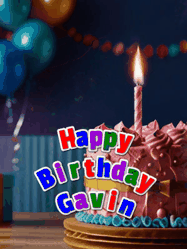 Happy Birthday Gavin GIF