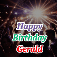 Happy Birthday Gerald GIF