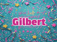 Happy Birthday Gilbert GIF