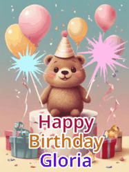Happy Birthday Gloria GIF