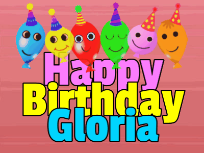 Happy Birthday Gloria GIF 106