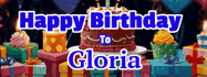 Happy Birthday Gloria GIF