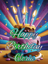 Happy Birthday Gloria GIF