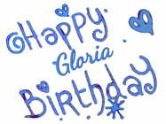 Happy Birthday Gloria GIF