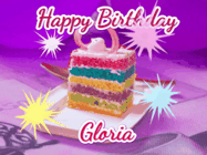Happy Birthday Gloria GIF
