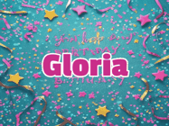 Happy Birthday Gloria GIF