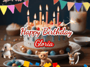 Happy Birthday Gloria GIF