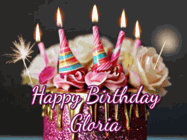 Happy Birthday Gloria GIF