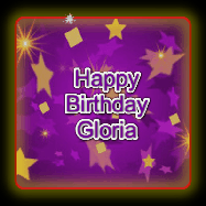 Happy Birthday Gloria GIF