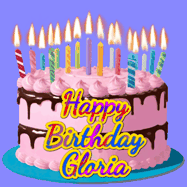 Happy Birthday Gloria GIF