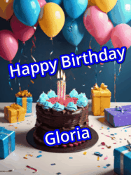 Happy Birthday Gloria GIF