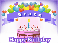 Happy Birthday Grace GIF