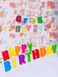 Happy Birthday Greg GIF