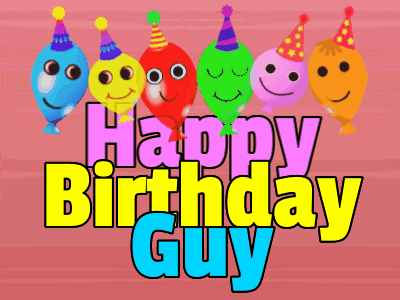 Happy Birthday Guy GIF 107