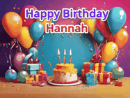 Happy Birthday Hannah GIF