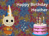 Happy Birthday Heather GIF